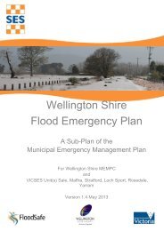Wellington Shire Flood Emergency Plan - Victoria State Emergency ...