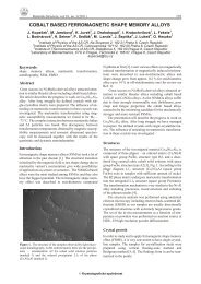 cobalt based ferromagnetic shape memory alloys - KrystalografickÃƒÂ¡ ...