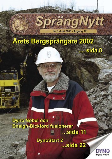 SprengNytt Nummer 1_2003.pdf - Orica Mining Services