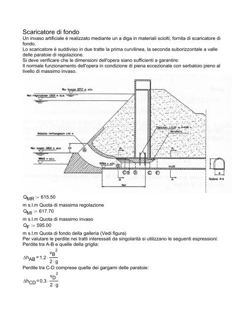 scaricatore di piena