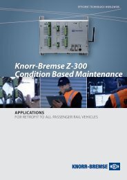 Knorr-Bremse Z-300 Condition Based Maintenance