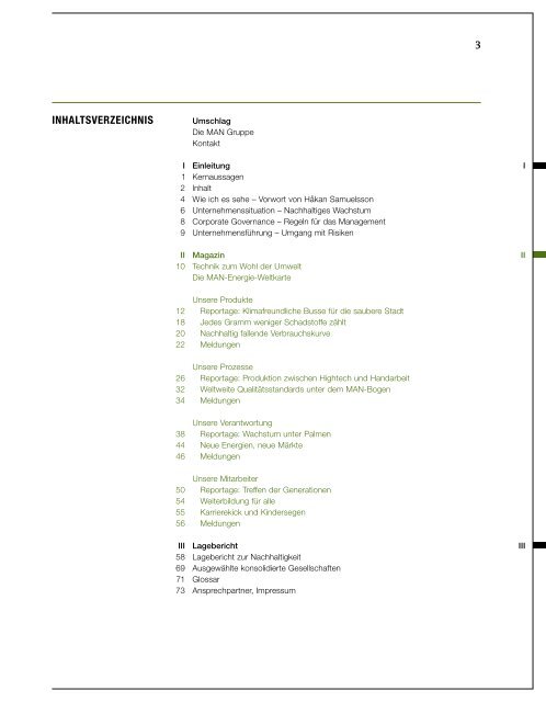 Nachhaltigkeitsbericht MAN Gruppe 2007/2008