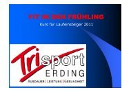 Laufeinsteigerkurs - Trisport Erding