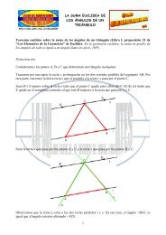 LA SUMA EUCLIDEA DE LOS ÃNGULOS DE UN TRIÃNGULO 1 ...