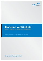 Moderne vedlikehold