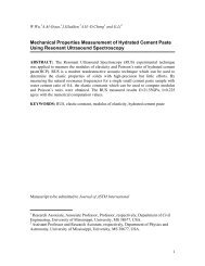 Mechanical Properties Measurement of Hydrated Cement Paste ...