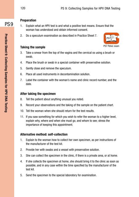 CHAPTER 4: SCREENING FOR CERVICAL CANCER