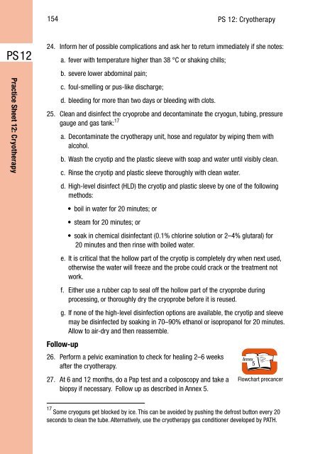 CHAPTER 4: SCREENING FOR CERVICAL CANCER