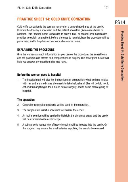 CHAPTER 4: SCREENING FOR CERVICAL CANCER