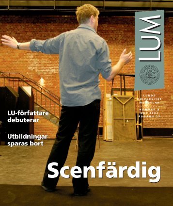 LUM nr 8 - 1 oktober - Humanekologi Lunds universitet