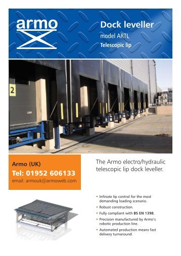 ARMO11671 - ARTL dock leveller:Layout 2 - Armo (UK)