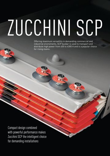 Zucchini SCP super compact high power busbar - Legrand
