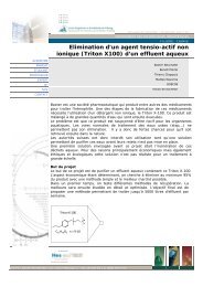 Elimination d'un agent tensio-actif non ionique (Triton X100 ... - EIA-FR