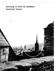 Sorting in Patrick Geddes' Outlook Tower - Places