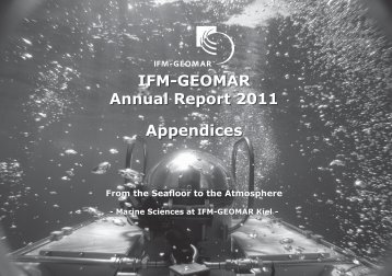 IFM-GEOMAR Annual Report 2011 Appendices