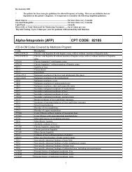 (AFP) CPT CODE - Stormont-Vail HealthCare