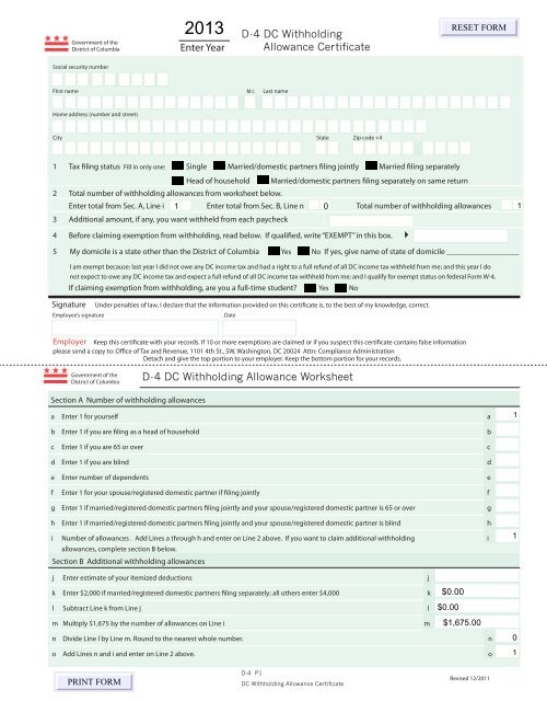 State Tax Forms 2013