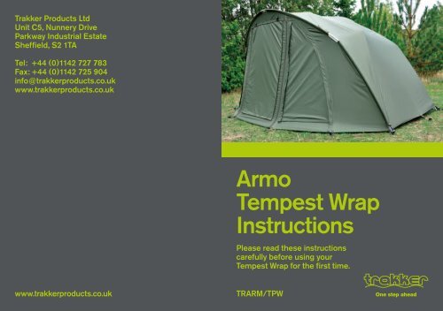 Armo Tempest Wrap Instructions - Trakker Products