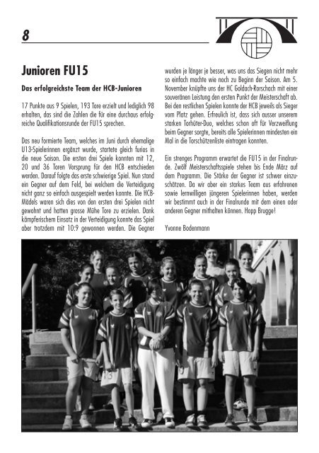 Handball Poscht: Januar 2012 - HC Bruggen