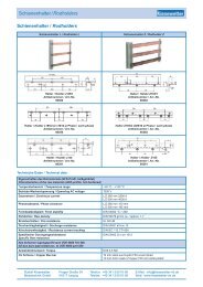 Schienenhalter / Rodholders - Rudolf Kiesewetter Messtechnik GmbH