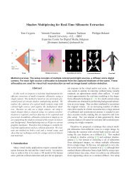 Shadow Multiplexing for Real-Time Silhouette ... - EDM - UHasselt