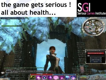 the game gets serious ! all about health... - Cambridge Wireless