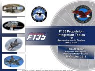 F135 Propulsion System:and Development Integration Challenges