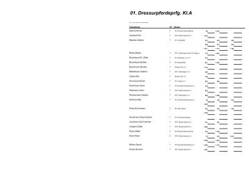 06. Dressurprfg. Kl.L - beim RC General Rosenberg eV