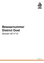 Bewaarnummer District Oost - Scheidsrechters Vereniging ...