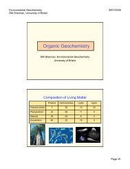 Lecture Notes (PDF) - Aqueous and Environmental Geochemistry