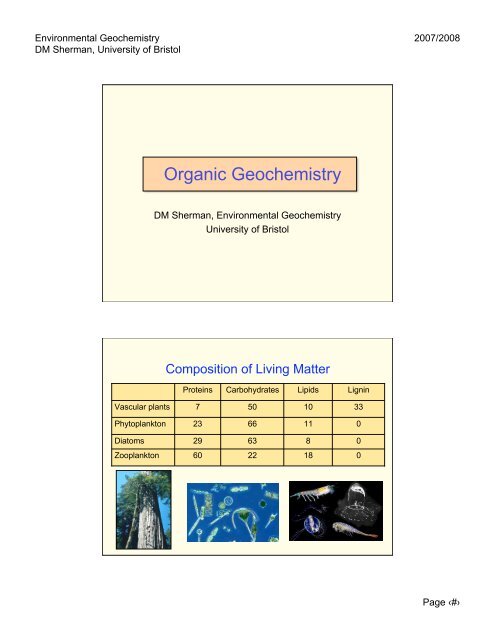 Lecture Notes (PDF) - Aqueous and Environmental Geochemistry