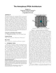 The Amorphous FPGA Architecture - Stanford University