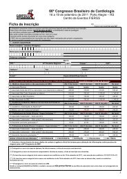 Ficha de inscriÃ§Ã£o - 66 Congresso Brasileiro de Cardiologia