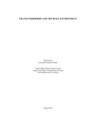 Transit Ridership and the Built Environment - Mountain-Plains ...