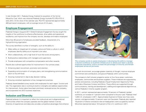 Responsibility Report - Peabody Energy