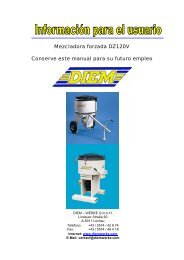 Mezcladora forzada DZ120V Conserve este manual para su futuro ...