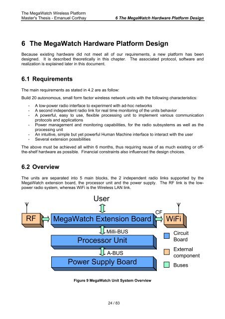 Design and Realization of a Prototype Hardware Platform for ...