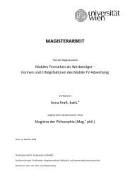 MAGISTERARBEIT