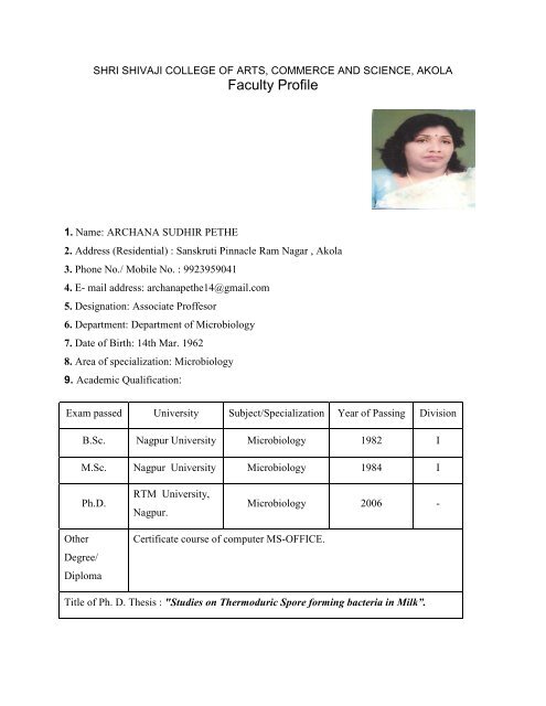 Pethe Madam.pdf - Shri Shivaji College of Arts, Commerce ...