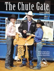 October 1 2012 / Volume 23 - Professional Cowboy Association