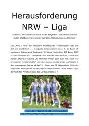 Vorbericht NRW-Liga Auftakt in Gladbeck
