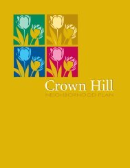 Crown Hill Neighborhood Plan - City of Indianapolis and Marion ...