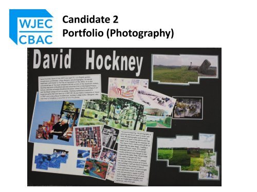 Candidate 1 Portfolio (Art & Design) - WJEC