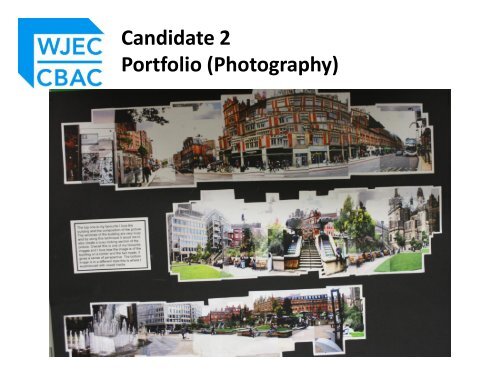 Candidate 1 Portfolio (Art & Design) - WJEC