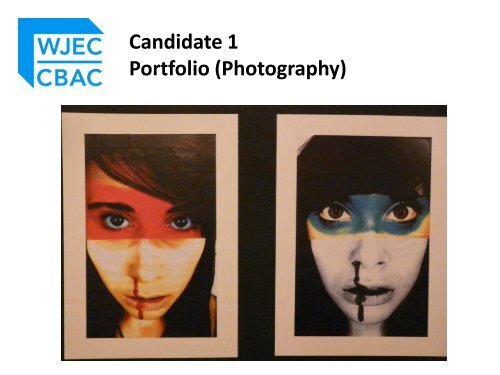 Candidate 1 Portfolio (Art & Design) - WJEC