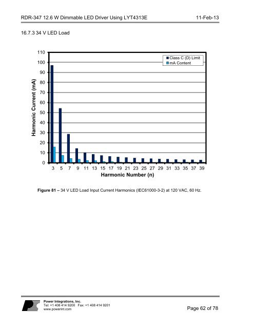 Title Reference Design Report for a 12.6 W, TRIAC ... - ThomasNet