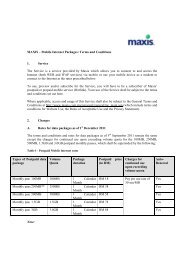 Enriching Lives Expanding Horizons Maxis