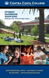 STUDENT HANDBOOK 2009-10.pdf - Contra Costa College