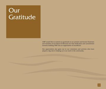 Our Gratitude - Association of Muslim Professionals