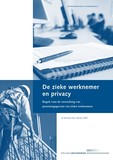 De zieke werknemer en privacy - College bescherming ...